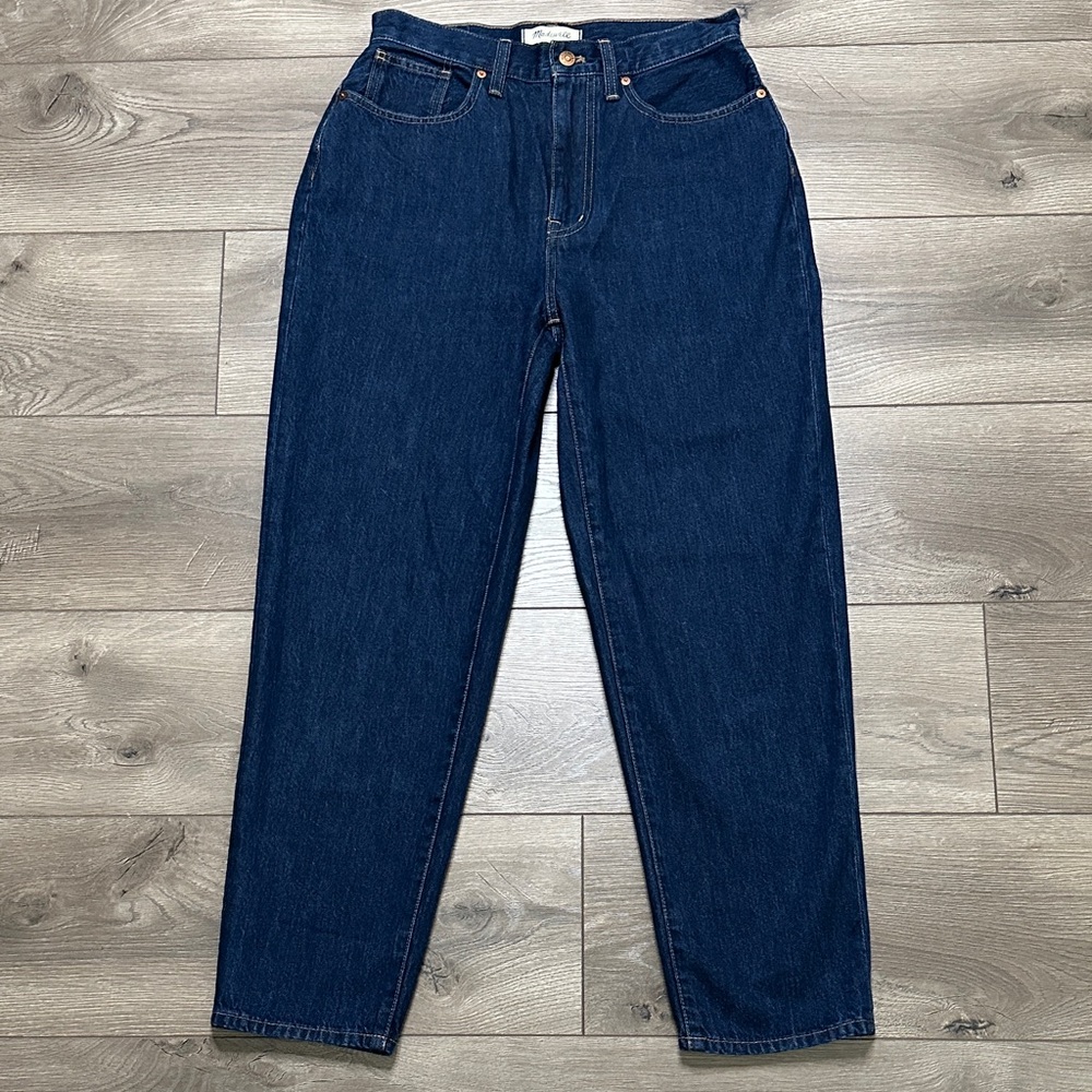 Madewell Baggy Tapered High Rise Ankle Blue Jeans Retro Chic Old School Size‎ 27